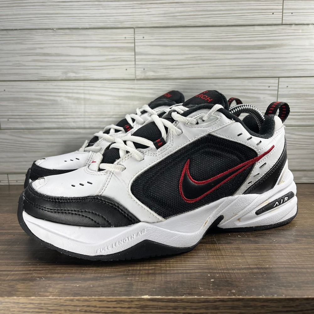 Nike Air Monarch IV Men's White Black Shoes - Men's Size 8.5 - Picture 2 of 9